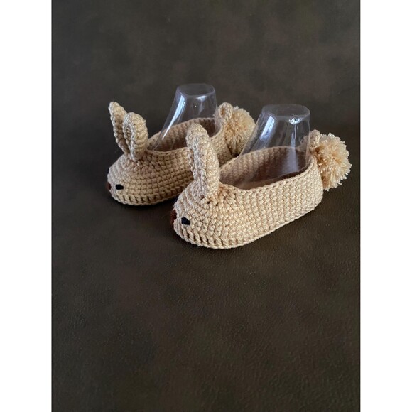 Bunny Rather Shaker Crochet Set, New Born Baby boy Colección,Handmade crochet - Picture 10 of 10